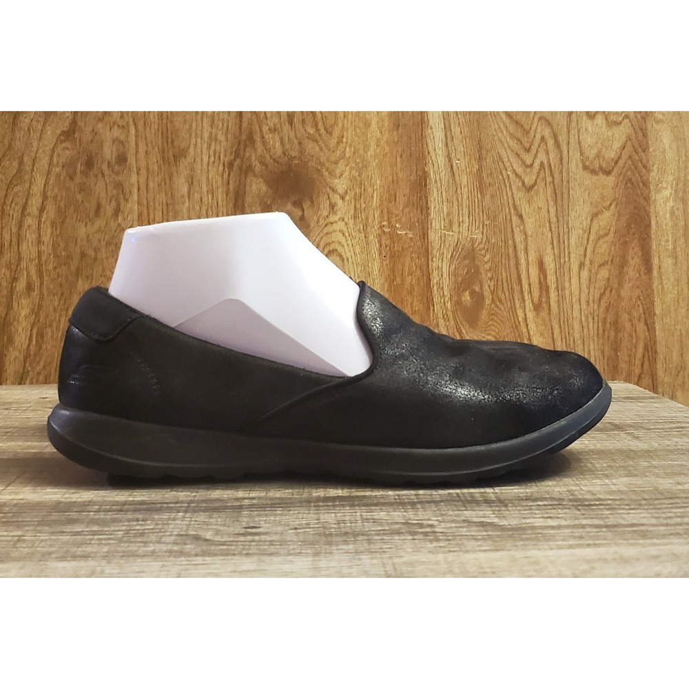 Skechers Go Walk Lite Queenly Slip On Shoes Women's Size 7 Black